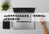 app软件开发流程吴彦祖（一款完整的app开发流程介绍）