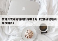 软件开发编程培训机构哪个好（软件编程培训学校排名）