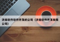 济南软件软件开发的公司（济南软件开发有限公司）